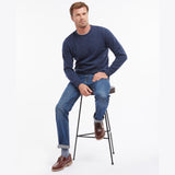 Barbour Tisbury Crew Neck Sweater in Deep Blue