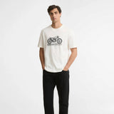 Barbour Triton Graphic T-Shirt In Whisper White