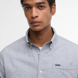 Barbour Turner Tailored Long-Sleeved Shirt In Classic Navy