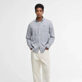 Barbour Turner Tailored Long-Sleeved Shirt In Classic Navy