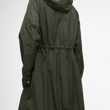 Barbour Una Showerproof Jacket In Olive/Tartan
