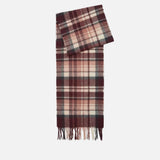 Barbour Vintage Winter Plaid Scarf In Fudge