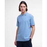 Barbour Wadworth Short-Sleeved Polo Shirt In Chambray