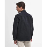 Barbour Washed Cotton Overshirt In Classic Navy