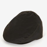 Barbour Wax Flat Cap Olive