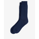 Barbour Wellington Calf Socks In Navy