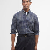 Barbour Windale Tailored Fit Checked Shirt In Classic Black