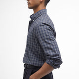 Barbour Windale Tailored Fit Checked Shirt In Classic Black