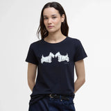 Barbour Women's Barbour Highlands T-Shirt In Navy