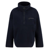 Barbour Women's Half Zip Mersea Overlayer In Navy