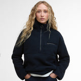 Barbour Women's Half Zip Mersea Overlayer In Navy