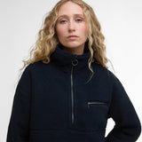 Barbour Women's Half Zip Mersea Overlayer In Navy