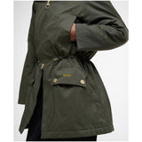 Barbour Women's Inola Showerproof Jacket In Olive/Ancient Tartan