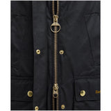 Barbour Women's Modern Beadnell Waxed Jacket In Black/Classic Tartan