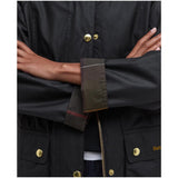 Barbour Women's Modern Beadnell Waxed Jacket In Black/Classic Tartan