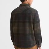 Barbour Woodlane Brushed Check Overshirt In Shadow Classic Tartan