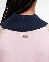 Barbour Wren Knitted Jumper In Navy