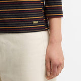 Barbour Wynn Striped T-Shirt In Shadow Classic Stripe