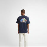 Barbour x Mul Camping Trip Relaxed T-Shirt In Navy