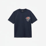 Barbour x Mul Camping Trip Relaxed T-Shirt In Navy