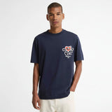 Barbour x Mul Camping Trip Relaxed T-Shirt In Navy