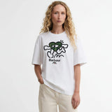 Barbour x Mul Ouseburn Oversized T-Shirt In White