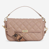 Barbour International Soho Quilted Crossbody Bag In Camel
