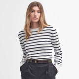 Barbour Ellewood Striped Crew Neck Jumper In Multi