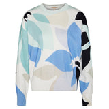 Barbour Nadia Floral Crew Neck Jumper In Multi