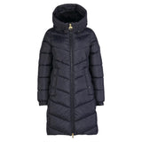 Babour International Boston Longline Quilted Jacket in Black