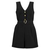 Barbour International Adriana Playsuit In Black