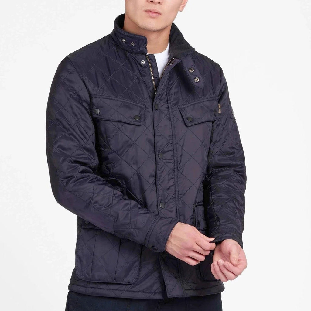 Barbour International Ariel Polarquilt Jacket Navy