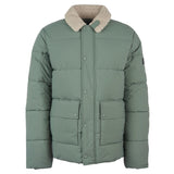 Barbour International Auther Deck Quilted Jacket in Agave Green