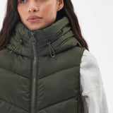 Barbour International Boston Gilet In Green
