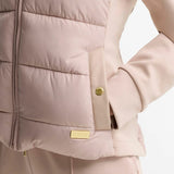 Barbour International Conway Quilted Sweatshirt In Nutmeg
