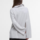 Barbour International Franchesca Knitted Jumper In Silver Cloud