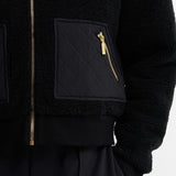 Barbour International Gea Fleece Jacket In Black