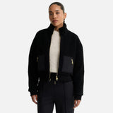 Barbour International Gea Fleece Jacket In Black