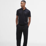 Barbour International Justin Short-Sleeved Polo Shirt In Black