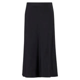 Barbour International Kaia Satin Midi Skirt In Black
