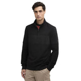 Barbour International Kaspian Quarter-Zip Sweatshirt In Black