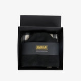 Barbour International Kemora Beanie & Scarf Gift Set In Black Moonbeam