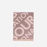 Barbour International Kenna Logo Scarf In Nutmeg