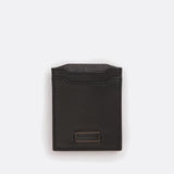 Barbour International Logo Leather Cardholder In Black