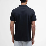 Barbour International Men's Chapter Jacquard Texture Polo In Black