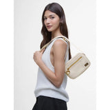 Barbour International Micro Qualify Crossbody Bag In Light Pearl