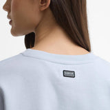 Barbour International Niamh Logo Sweatshirt In Pearl Blue