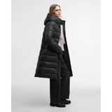 Barbour International Olivios Longline Puffer Jacket In Black