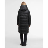 Barbour International Olivios Longline Puffer Jacket In Black