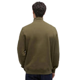 Barbour International Rufforth Quarter-Zip Sweatshirt In Light Sage